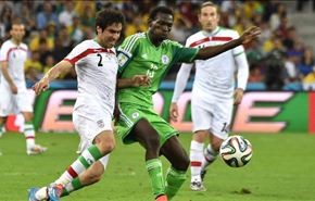 مونديال 2014: التعادل الاول في النهائيات بين ايران ونيجيريا