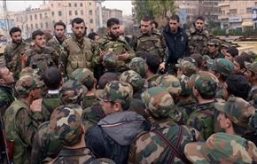پاکسازی مناطقی از ریف دمشق از وجود تروریستها