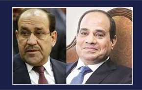 المالكي يدعو السيسي لتعزيز 