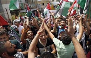 تنديد امام السفارة الاميركية في بيروت بالجرائم الاسرائيلية+فيديو