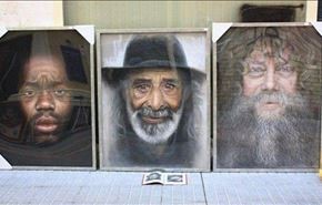 نقاشی‌های خارق‌العاده از چهرۀ انسان