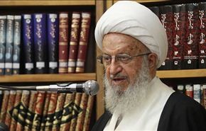 اية الله مكارم شيرازي يؤكد على تعاون زعماء الاديان لانقاذ البشر