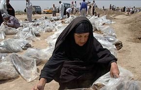 استخراج رفات اطفال ونساء من مقبرة جماعية بالبصرة تعود لعام 1991