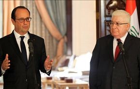معصوم وهؤلاند يؤكدان على وحدة الرؤى حيال العراق وداعش