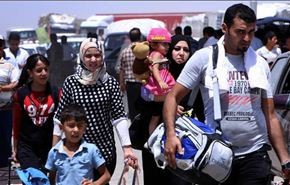 فيديو/أكراد عين العرب ينزحون الى تركيا هربا من داعش