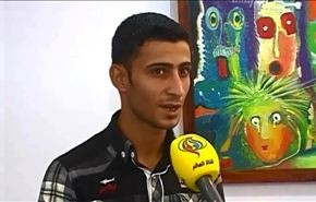 الناجي من سبايكر يفتتح معرضاً فنياً عن الإرهاب في الديوانية