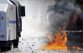 مقتل ضباط أتراك ومدنيين باحتجاجات على موقف انقرة من عين العرب