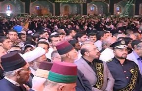 حشود غفيرة أحيت ذكرى عاشوراء في الكاظمية المقدسة + فيديو