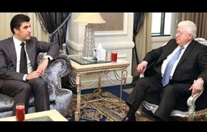 ما الذي بحثه معصوم مع بارزاني وعلى ماذا اتفقا؟