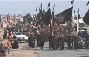 فعاليات ثقافية ايرانية في طريق زوار الامام الحسين (ع)