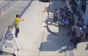 بالفيديو...إطلاق نار جنوني في وضح النهار