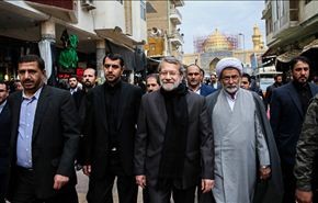 لاريجاني يؤكد مواصلة الدعم الإيراني للعراق في مواجهة الإرهاب