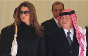 ملك الاردن وزوجته في مسيرة فرنسا ضد الارهاب اليوم