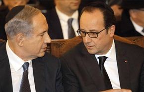 هولاند يغادر مراسم بكنيس يهودي عندما بدأ نتنياهو خطابه
