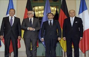 برلين وباريس وموسكو وكييف تدعو الى وقف القتال في اوكرانيا