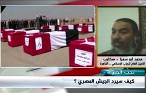 الهجوم الارهابي على الجيش المصري في سيناء