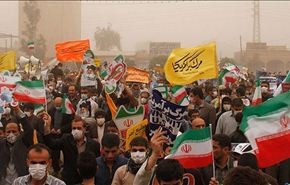 بالفيديو.. ملحمة اهالي اهواز تزيد ذكرى انتصار الثورة رونقاً