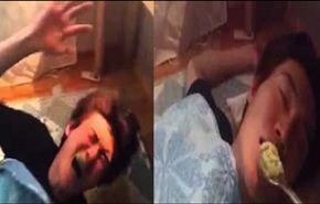 فيديو.. شاب ينفذ مقلبا قاسيا في صديقه وهو نائم