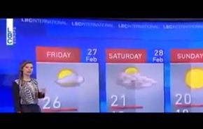 بالفيديو...مذيعة ترتكب خطأ فادحا على الهواء