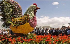 صور جميلة للغاية من معرض طهران الدولي للزهور