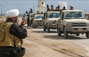 طلائع قوات الحشد الشعبي تصل قاعدة الحبانية الجوية