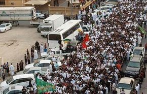بالصور: تشييع شهداء تفجير القديح الارهابي بحضور جماهيري