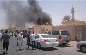 فيديو من داخل مسجد الامام الحسين (ع) لحظة التفجير الارهابي