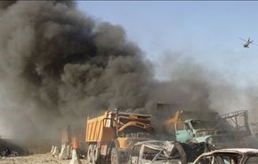 انهدام سه خودروی داعش در رمادی