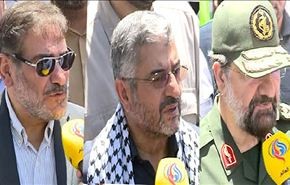 شمخاني، جعفري ورضائي: القدس وفلسطين ودعم المظلوم هي الاولويات