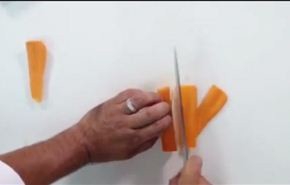 فيديو لأسرع طريقة لتقطيع الخضراوات