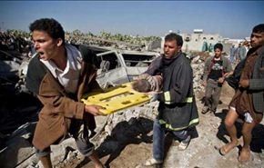 45 شهيدا نصفهم بمجزرة للعدوان السعودي على تعز