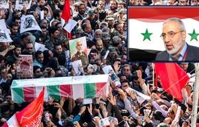 دمشق تبارك طهران ارتقاء الشهيد همداني الى العلياء