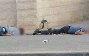 بالصور؛ إصابة فلسطينيين بزعم تنفيذهما عملية طعن بالقدس
