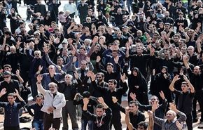 بالصور... مواكب العزاء الحسيني بتاسوعاء في المدن الايرانية