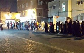 بالصور.. تظاهرة بحرينية تندد باعتقال الشيخ المبشّر