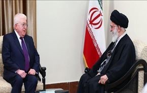 آية الله خامنئي یستقبل الرئیس العراقي