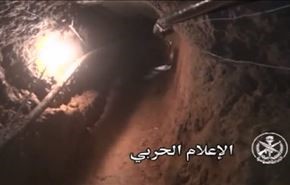الجيش يكتشف انفاقاً ضخمة ويدمر احدها بالغوطة الشرقية