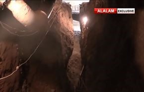 فيديو؛ نفق للمسلحين في حي جوبر بطول 350 وعمق 17 مترا