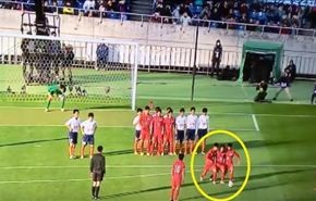 فيديو .. أغرب ركلة حرة بابتكار ياباني