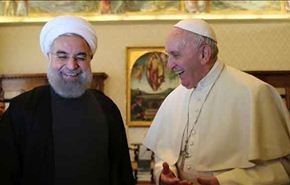 روحاني وفرنسيس يؤكدان ان هدف الاديان اشاعة السلام