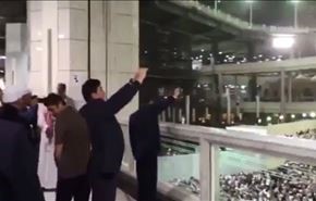 فيديو.. داوود أوغلو والتصفيق والصفير داخل الحرم المكي؟!