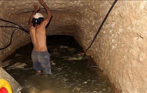 وزير اسرائيلي: اغراق مصر لانفاق غزة تم بطلب منا