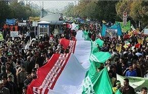 زعيم المسلمين السود باميركا يشارك في احتفالات ذكرى انتصار الثورة