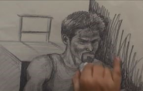 الرسامة الايرانية اخلاص مزرعة