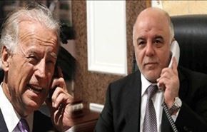 بايدن يؤكد للعبادي دعم أميركا للإصلاحات السياسية بالعراق