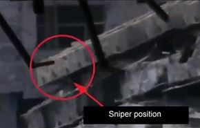 بالفيديو؛ جيش سوريا يحول قناص 