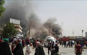 95 شهيدا وجريحا بتفجير مدينة الصدر الارهابي +صور