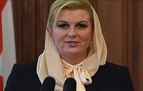 الرئيسة الكرواتية تصل الى طهران على رأس وفد رفيع
