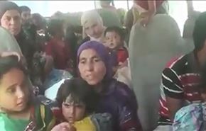 بالفيديو؛ هذه هي قسوة القوات العراقية مع نازحات الفلوجة!