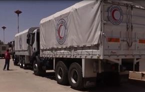 عشرات شاحنات الاغاثة تدخل داريا ومعضمية الشام